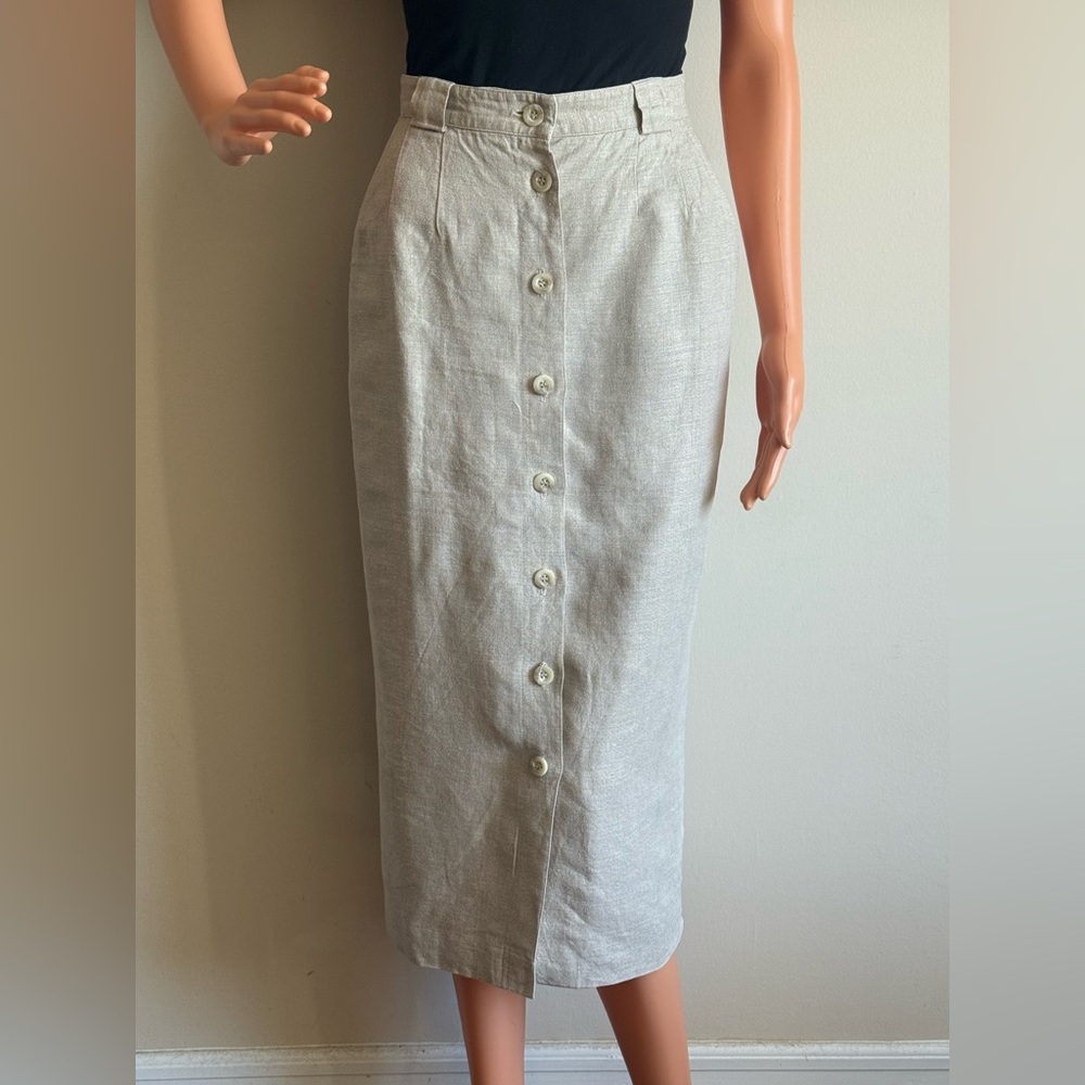 Vintage Linen Skirt